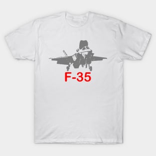 F-35 Lightning Military Aircraft T-Shirt